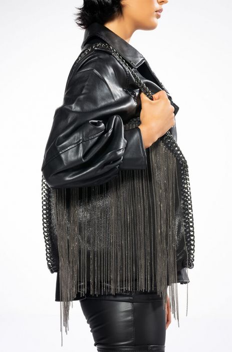 ORIGINAL CHAIN FRINGE PURSE