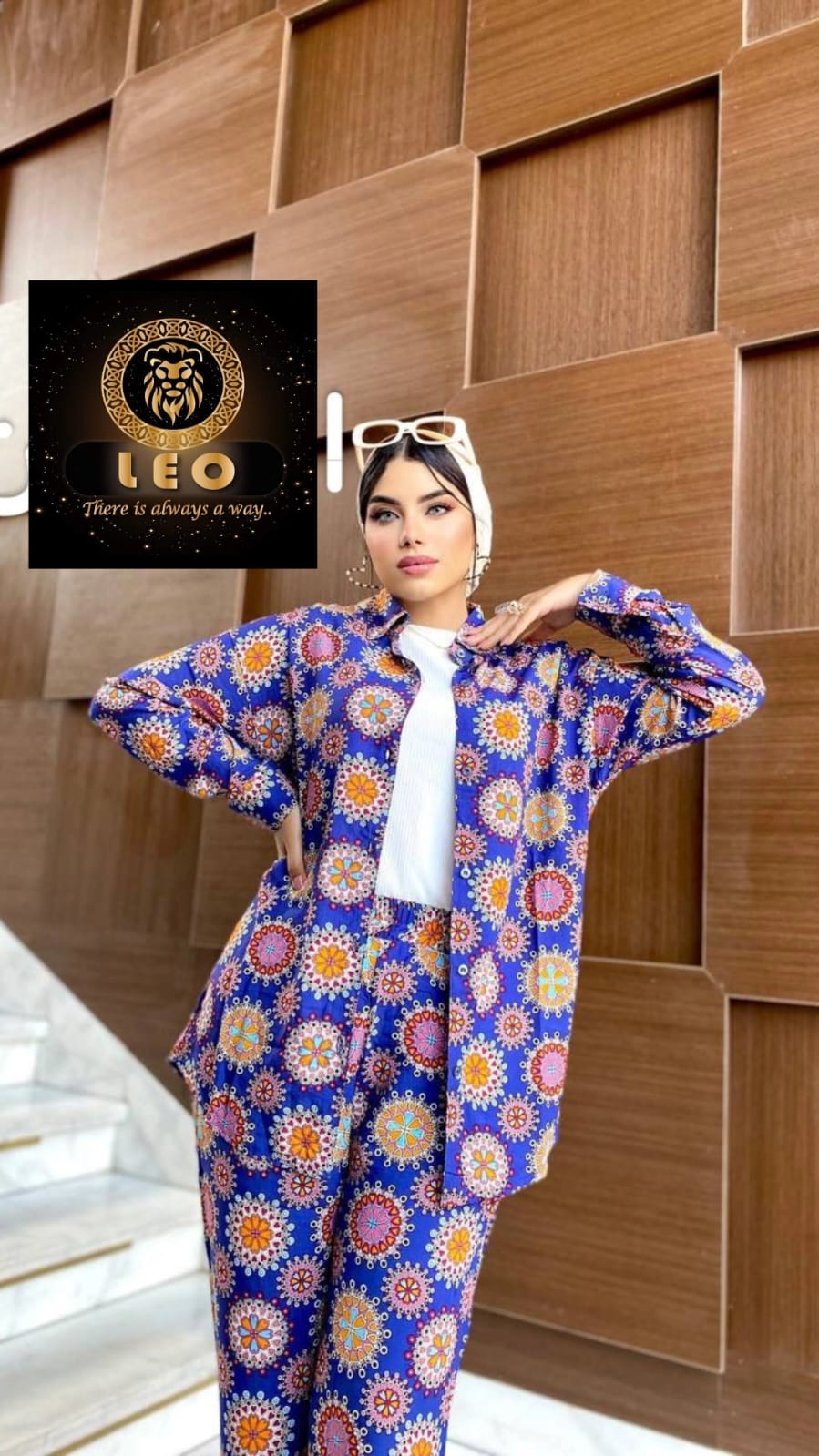 A LEO طقم قطعتين خروج خامه ريبون ناعمه